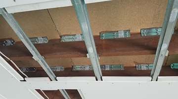Floor framing and joist strapping